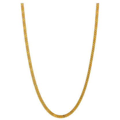 Gold Interlink Chain 22KT - FKJCN22KU6630