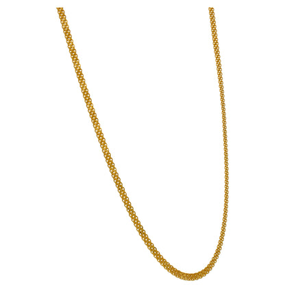 Gold Interlink Chain 22KT - FKJCN22KU6630