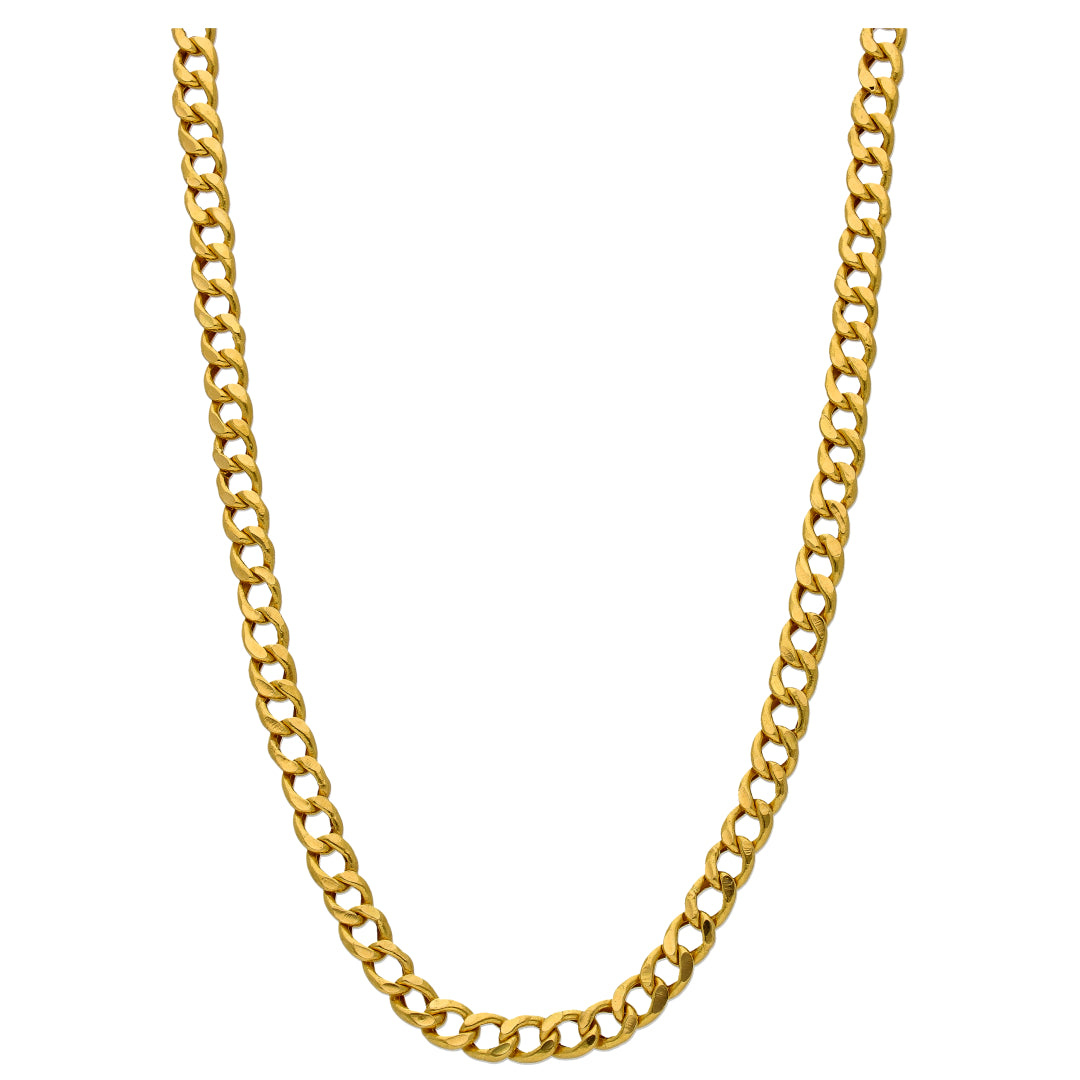 Gold Curb Chain 22KT - FKJCN22KU6631