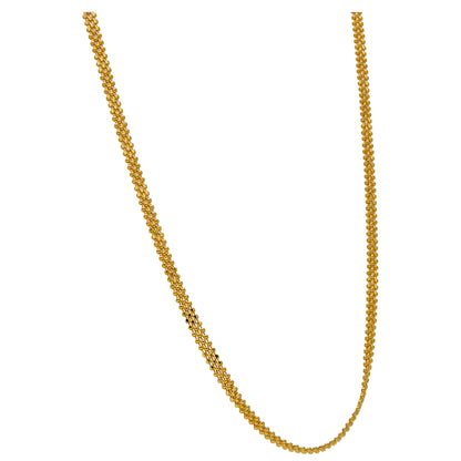 Gold Beaded Chain 22KT - FKJCN22KU6628