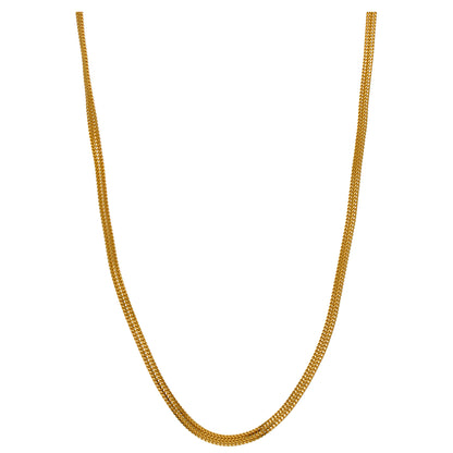 Gold Interlink Chain 22KT - FKJCN22KU6634