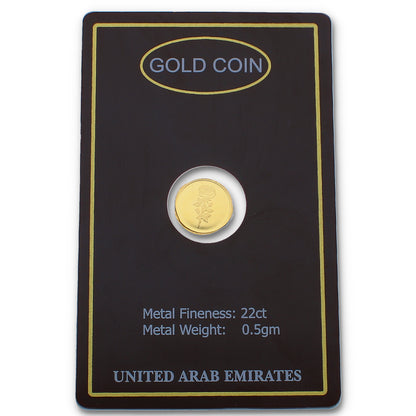 Gold Coin 0.5 Gram 22KT - FKJCON22K2266