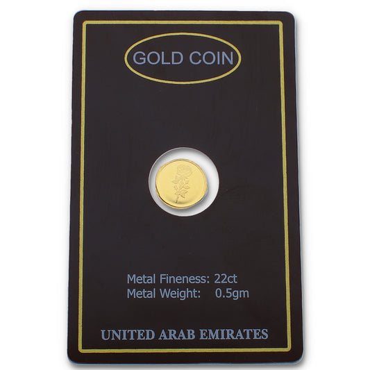 Gold Coin 0.5 Gram 22KT - FKJCON22K2266