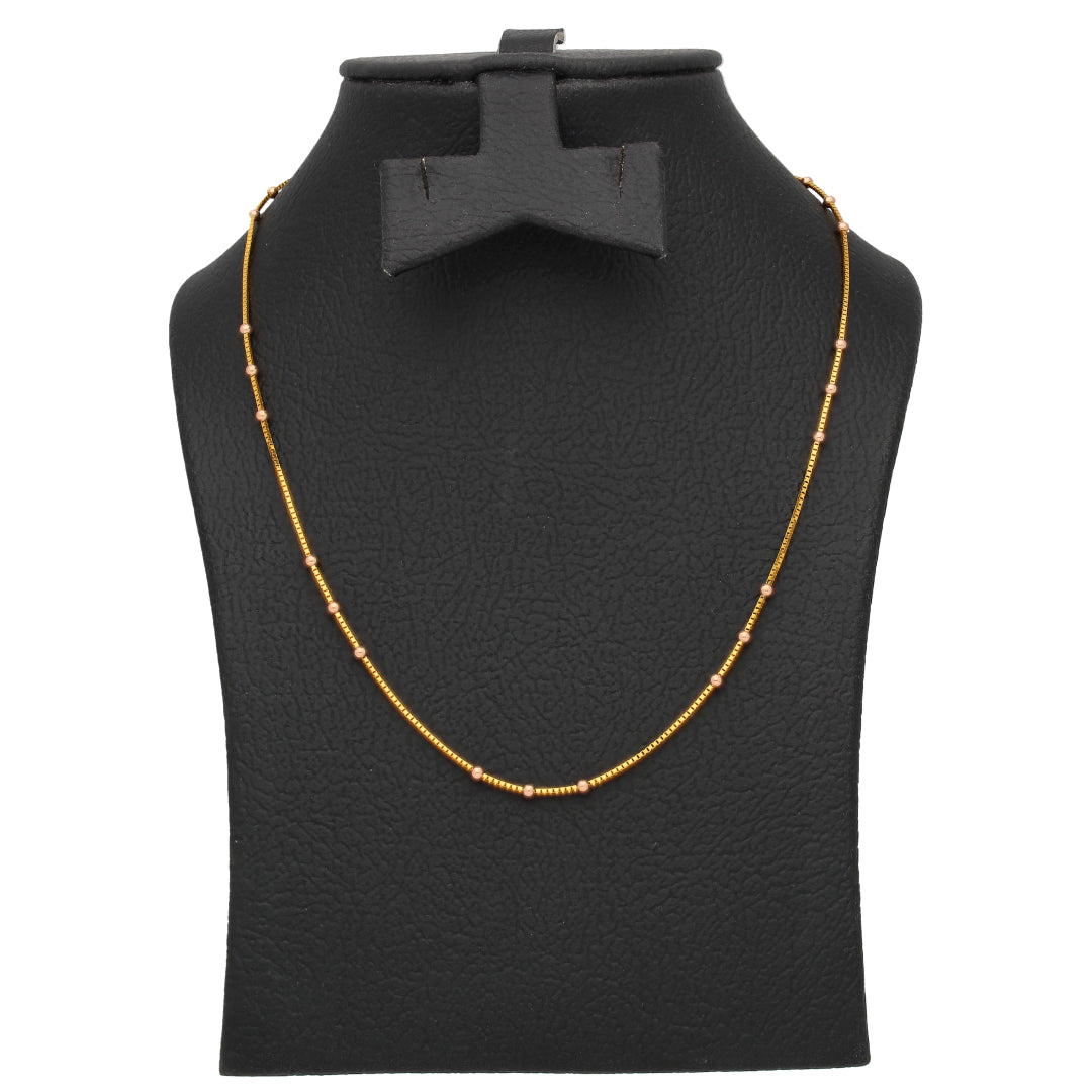 Gold Ball Chain 22KT - FKJCN22KU6647