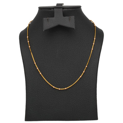 Gold Ball Chain 22KT - FKJCN22KU6647