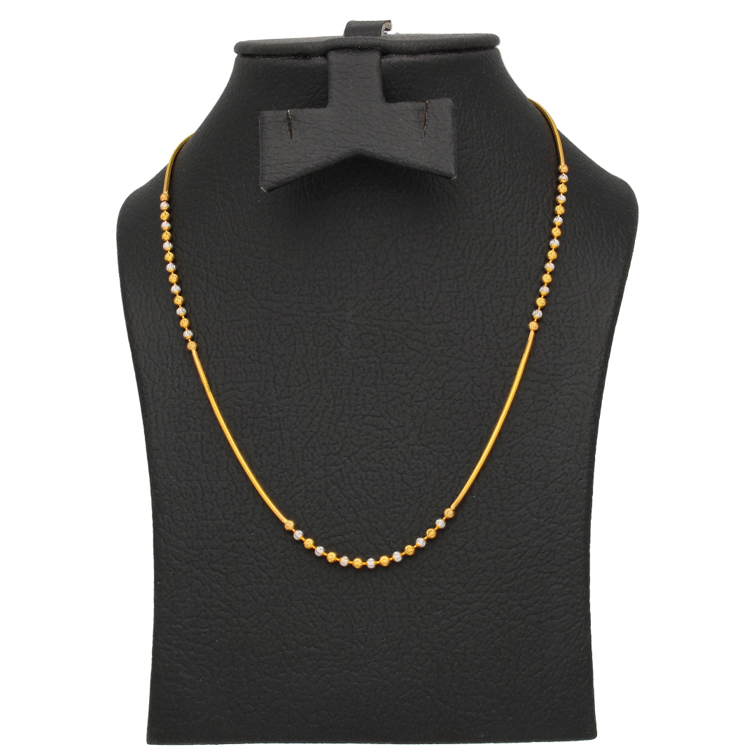 Gold Ball Chain 22KT - FKJCN22KU6641
