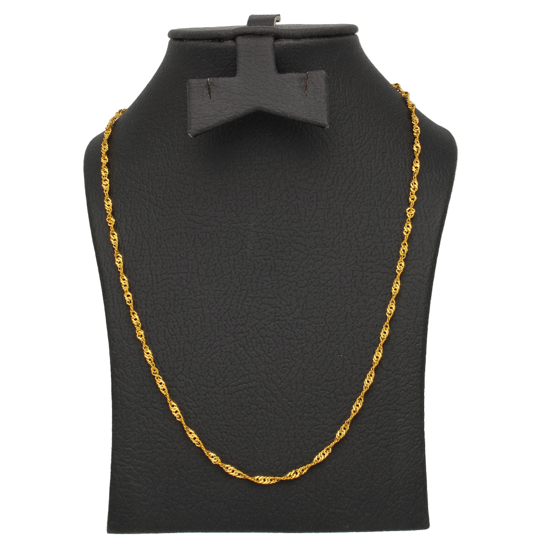 Gold Disco Chain 22KT - FKJCN22KU6648