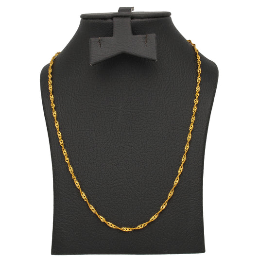 Gold Disco Chain 22KT - FKJCN22KU6648