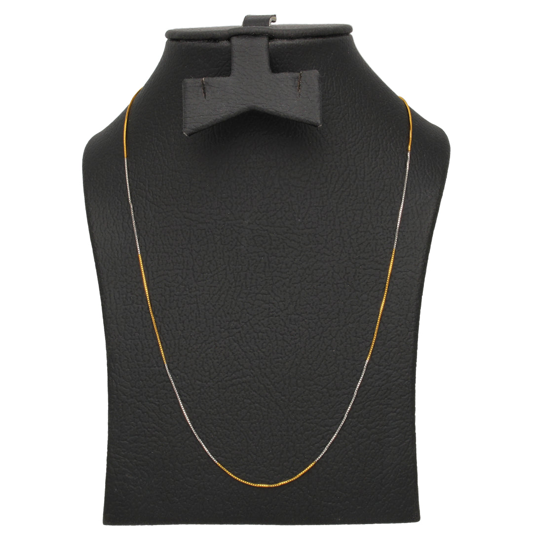 Gold Dual Tone Chain 22KT - FKJCN22KU6642