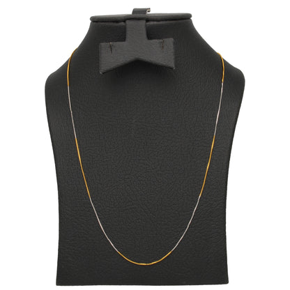 Gold Dual Tone Chain 22KT - FKJCN22KU6642