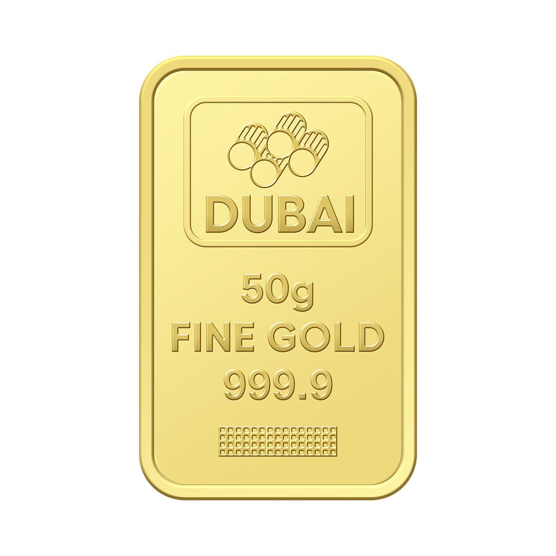 سبيكة ذهب 50 جرام عيار 24 قيراط – FKJGBR24K2245