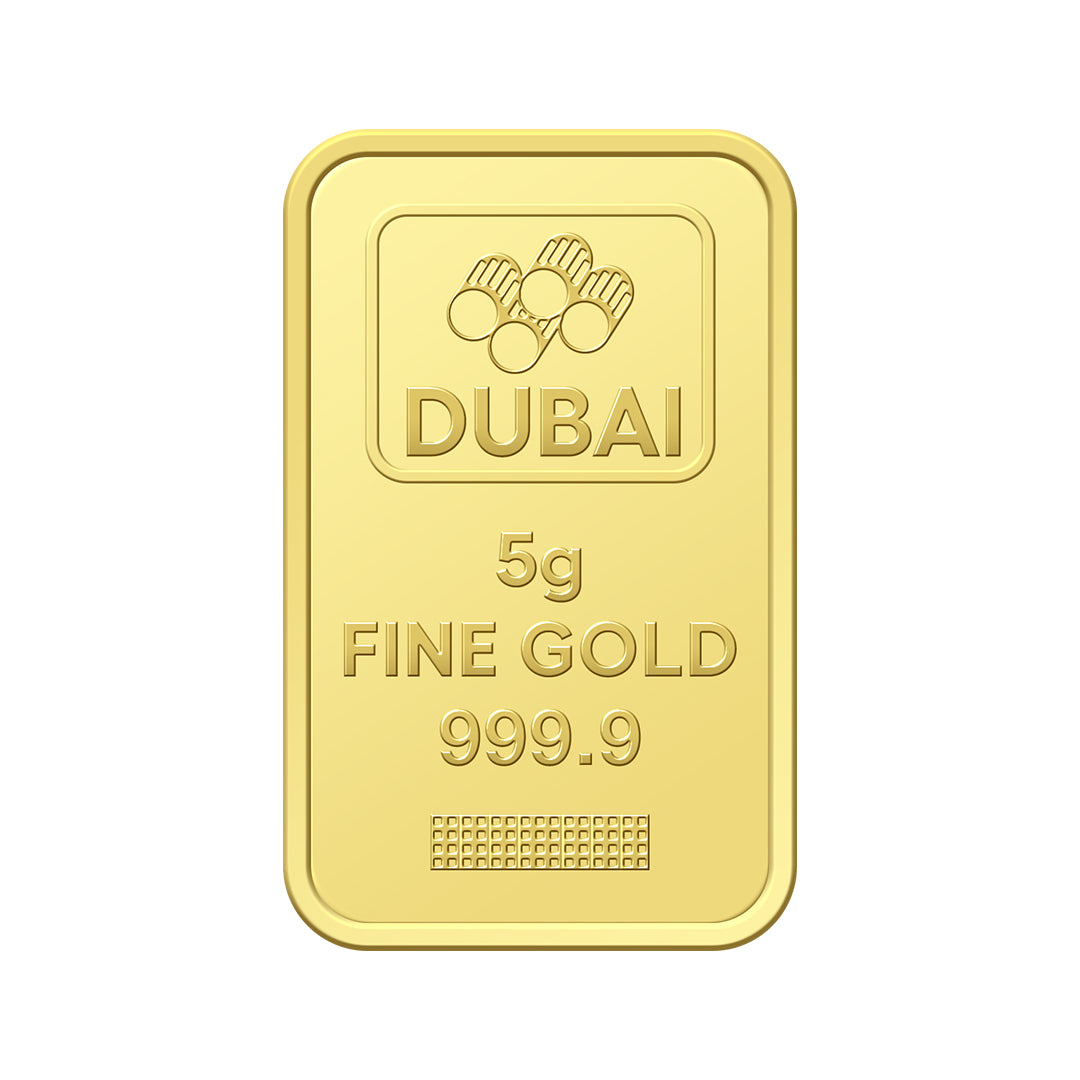 سبيكة ذهب دبي بوزن 5 جرام من الذهب النقي بنقاء 999.9 – FKJGBR24K2221