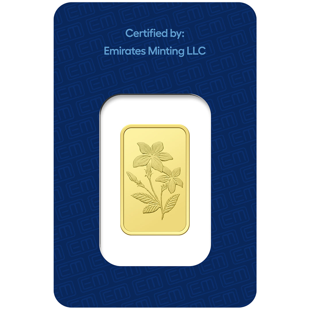 Emirates Minting 5 Grams 999.9 Purity Gold Bar - FKJGBR24K2249