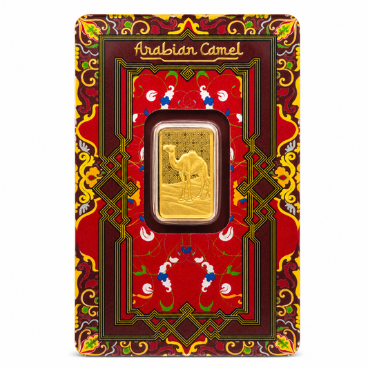 سبيكة ذهب PAMP Suisse بتصميم الجمل العربي بوزن 5 جرام عيار 24 قيراط – FKJGBR24K6963