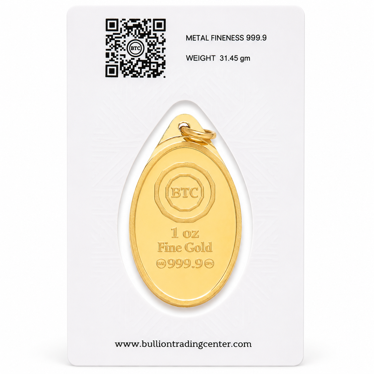 تعليقة ذهب BTC «أمي» بوزن أونصة واحدة وعيار 24 قيراط – FKJPND24K7058
