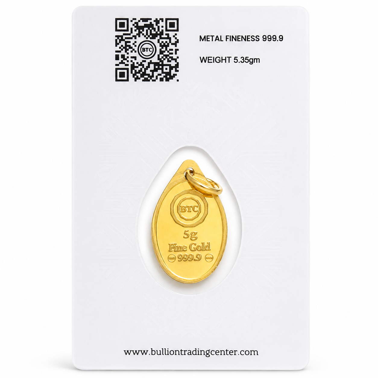 سبيكة ذهب BTC بوزن 5.35 جرام بتصميم «أحبك» عيار 24 قيراط – FKJGBR24K6940