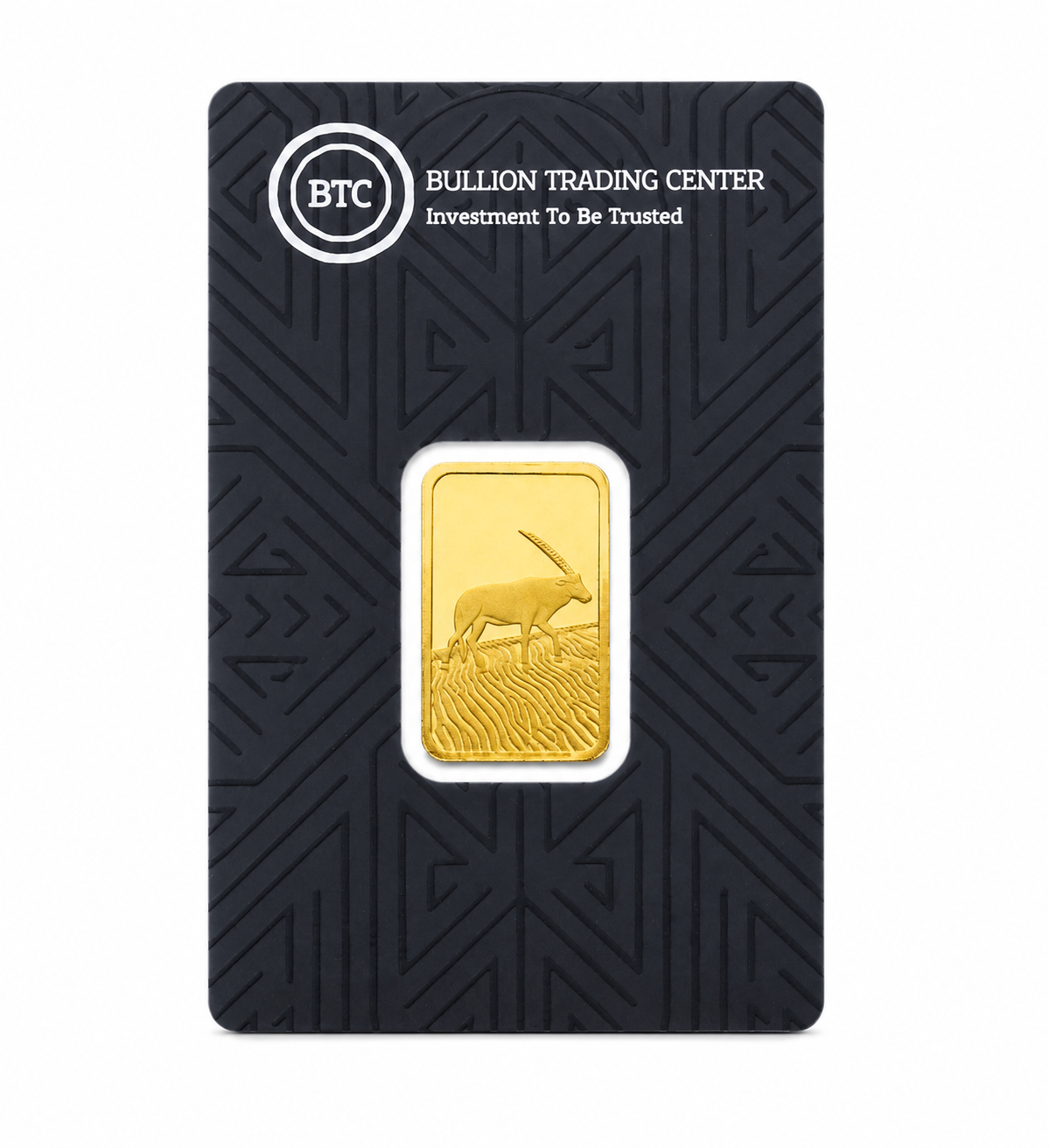 BTC 5 Gram Dhabi Gold Bar 24KT - FKJGBR24K6975