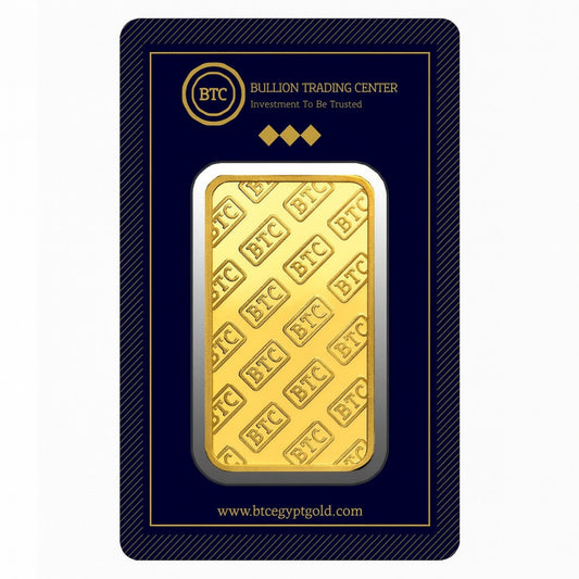 BTC 1 Ounce Gold Bar 24KT - FKJGBR24K6674