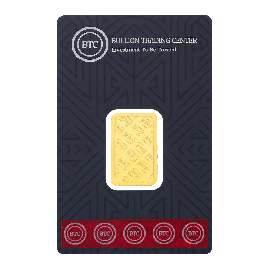 BTC 10 Gram Gold Bar 24KT - FKJGBR24K9988