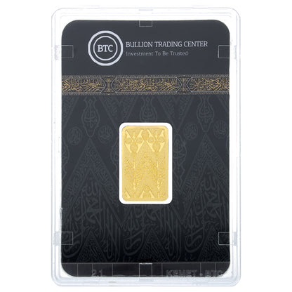BTC 10 Grams Kiswa Box Gold Bar 24KT - FKJGBR24K6922