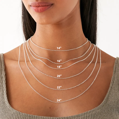 Gold & Silver Personalized Bold Name Necklace - FKJNKLU6178