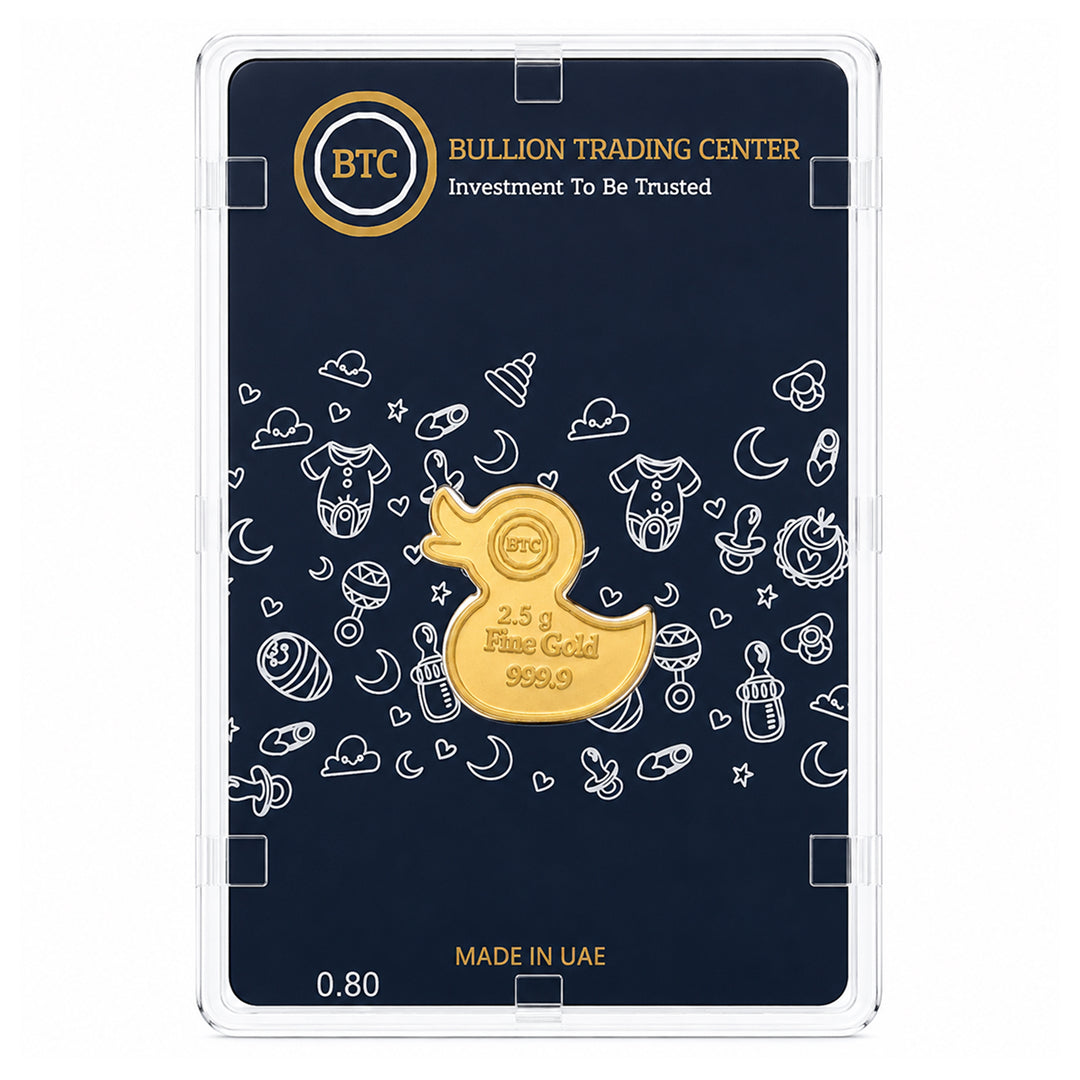 سبيكة ذهب BTC Baby Duck بوزن 2.5 جرام، عيار 24 قيراط – FKJGBR24K7056