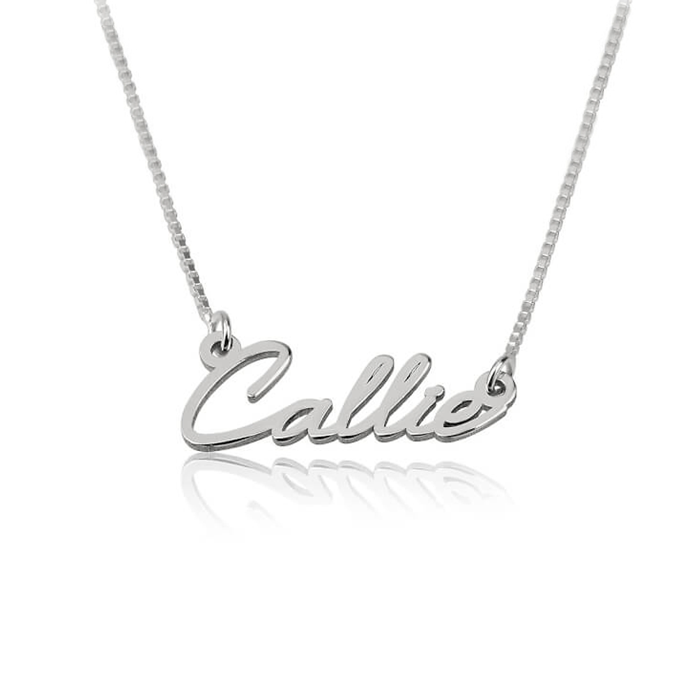 Gold & Silver Personalized Dainty Name Necklace - FKJNKLU6190