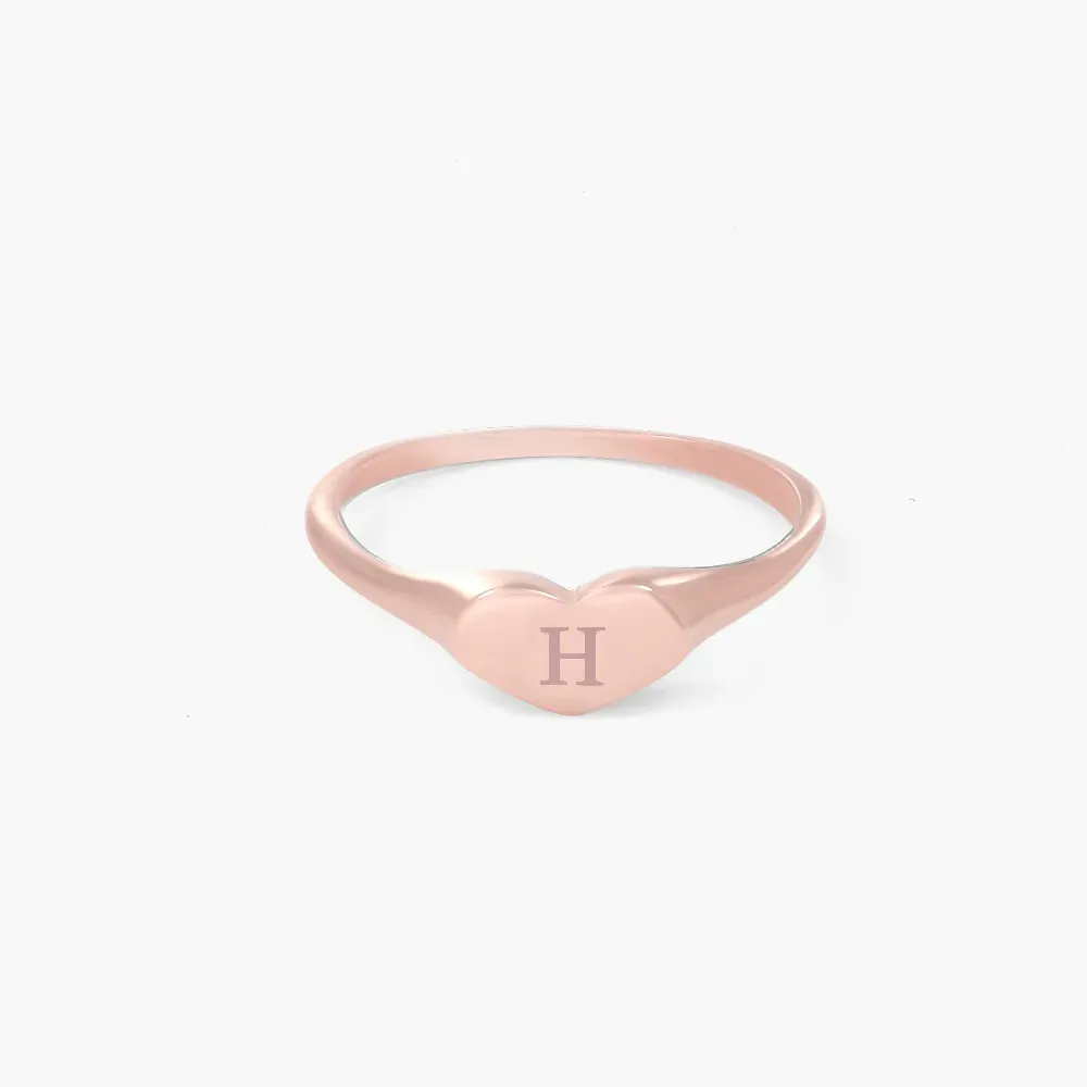 Gold & Silver Personalized Engraved Thin Name Ring - FKJRNU6225