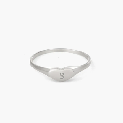 Gold & Silver Personalized Engraved Thin Name Ring - FKJRNU6225