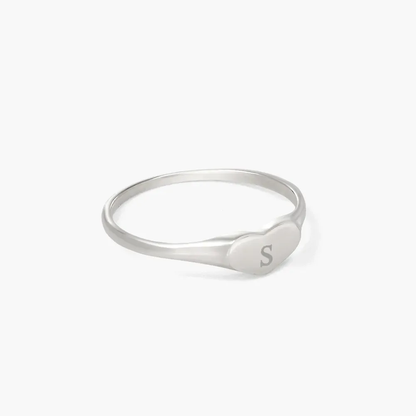 Gold & Silver Personalized Engraved Thin Name Ring - FKJRNU6225