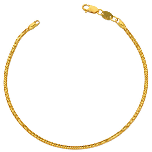 Gold Interlink Bracelet 22KT - FKJBRL22KU6661