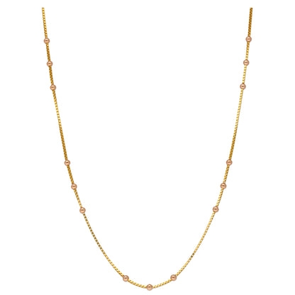 Gold Ball Chain 22KT - FKJCN22KU6647