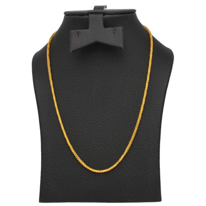 Gold Fancy Carpet Chain 22KT - FKJCN22KU6649
