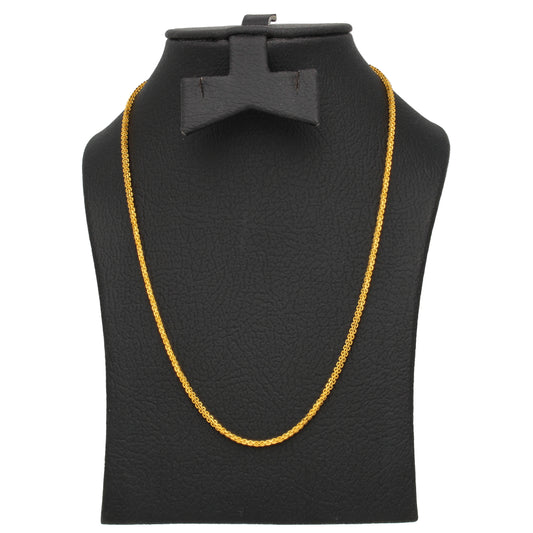 Gold Fancy Carpet Chain 22KT - FKJCN22KU6649