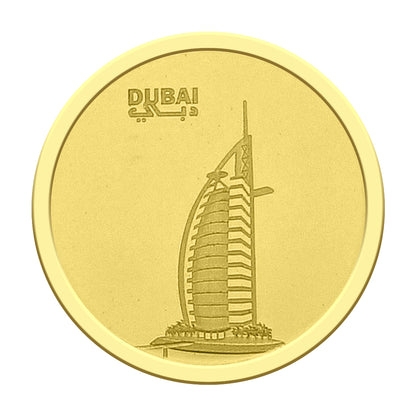 Emirates Minting Burj Al Arab 1 Gram Gold Coin 999.9 Purity - FKJCON24K2308