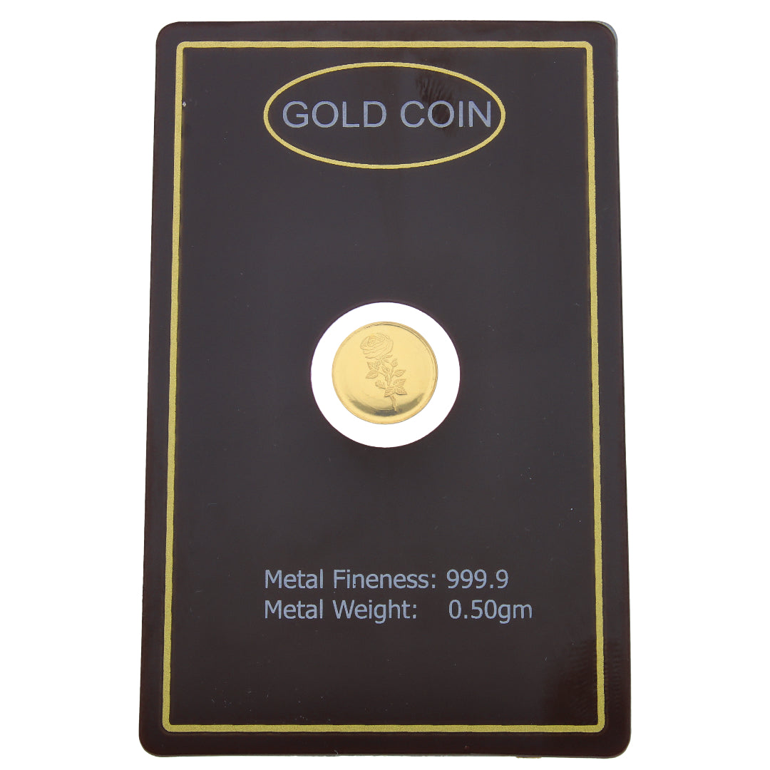 عملة ذهبية 0.5 جرام عيار 24 قيراط – FKJCON24K2345
