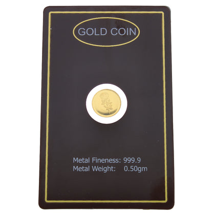 عملة ذهبية 0.5 جرام عيار 24 قيراط – FKJCON24K2345