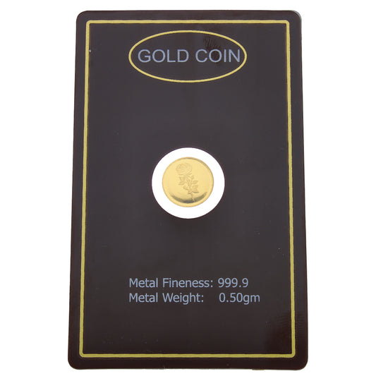 عملة ذهبية 0.5 جرام عيار 24 قيراط – FKJCON24K2345