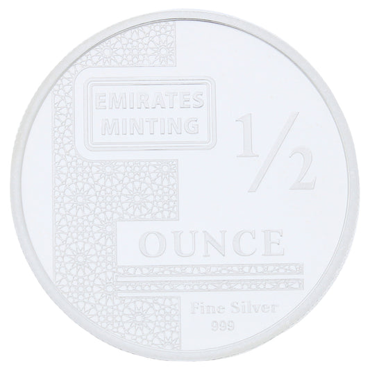 Emirates Minting 1/2 Ounce Flower Silver Coin 999 Purity - FKJCONSL2249