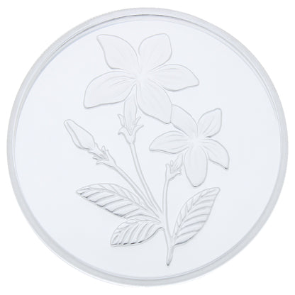 Emirates Minting 5 Grams Flower Silver Coin 999 Purity - FKJCONSL2251