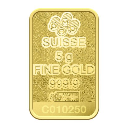 سبيكة ذهب بامب سويس بتصميم الصقر العربي بوزن 5 جرام عيار 24 قيراط – FKJGBR24K2359