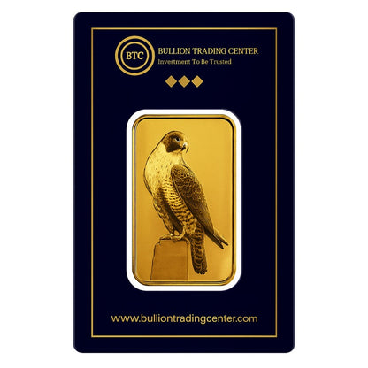 BTC 1 Ounce The Falcon Gold Bar 24KT - FKJGBR24K6648