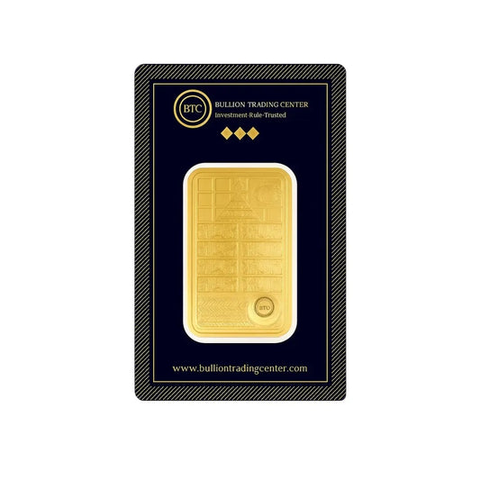 BTC 100 Grams The Prophet Tomb Gold Bar 24KT - FKJGBR24K6646