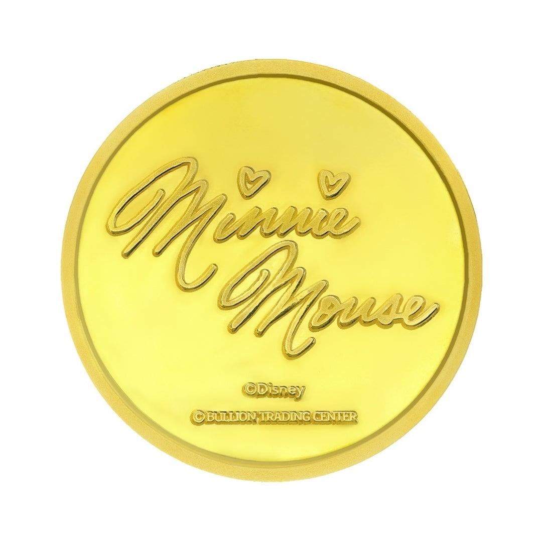 Disney Minnie Mouse 4 Grams BTC Coin 999.9 Purity  - FKJCON24K6692