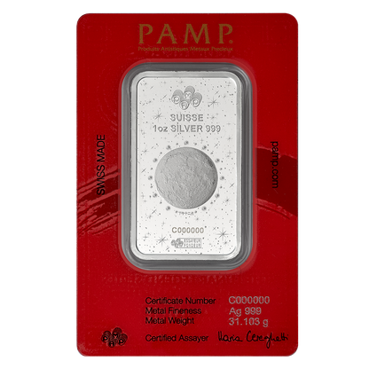 سبيكة فضة PAMP بتصميم أساطير القمر 2026، عام الحصان، وزن 1 أونصة – FKJGBRSL7061