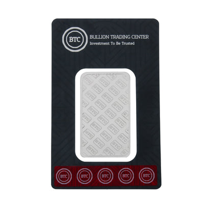 BTC 100 Grams Silver Bar - FKJGBRSL6629