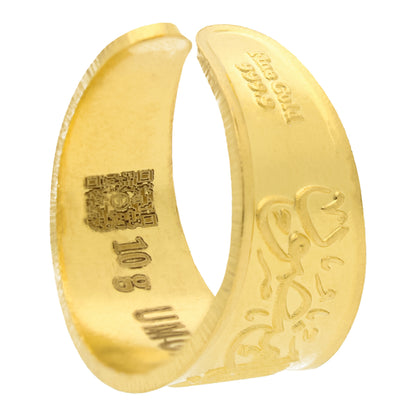 BTC 10 Grams Tawagah Ring 24KT - FKJRN24K6915