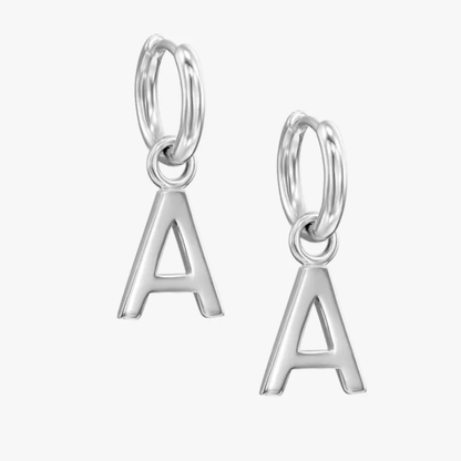 Gold & Silver Personalized Initial Earring - FKJERNU6254