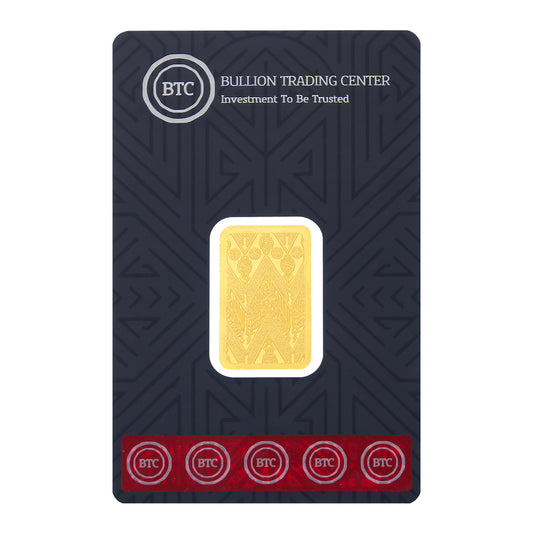 BTC 10 Grams Kiswah Gold Bar 24KT 999.9 Purity - FKJGBR24K6833