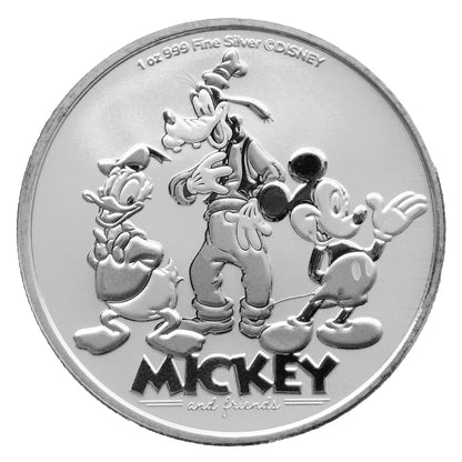 Mickey Mouse Friends 1 Ounce Silver Coin - FKJCONSL6880
